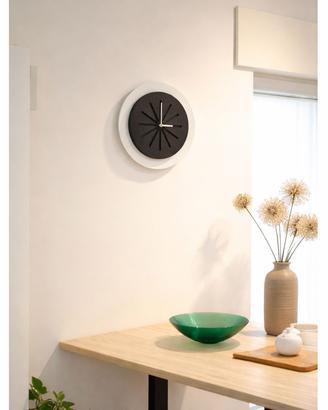 Orologio da parete bicolore moderno