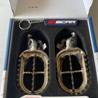 Pedane maggiorate SCAR titanio