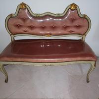 panca divanetto captonne' stile barocco