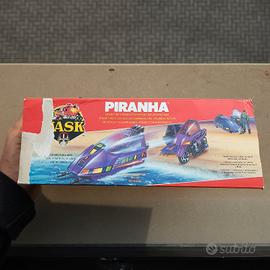 M.A.S.K. Piranha e Sly Rax e istruzioni e scatola