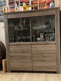 Mobile da sala con vetrina+ moble tv contenitore