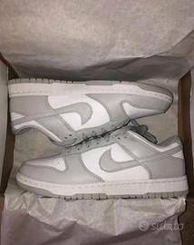 Nike Dunk Low Grigio Bianco 37.5 Nuove