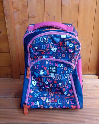 Zaino trolley nuovo bambina scuola