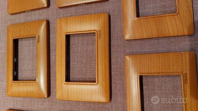 Placche Vimar in puro legno di ciliegio mod.PLANA 