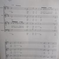 Spartiti a 4 voci di mus. leggera