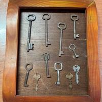 quadro chiavi antiche 
