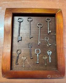 quadro chiavi antiche 