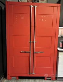 Dispensa cucina Marchi laccato rosso