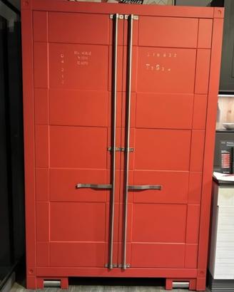 Dispensa cucina Marchi laccato rosso