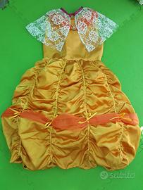 Vestito carnevale la bella e la bestia