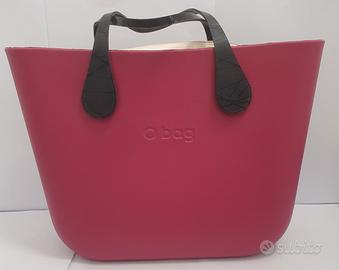 borsa Obag borgogna con doppi manici e s