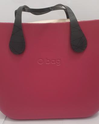 borsa Obag borgogna con doppi manici e s