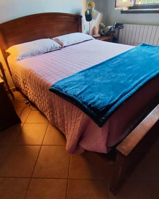 letto matrimoniale in arte povera 