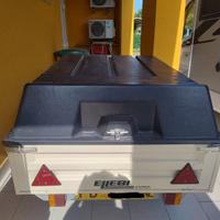 Carrello appendice Ellebi 300 kg, coperchio rigido