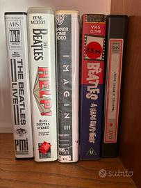 Vari VHS film e documentari sui Beatles