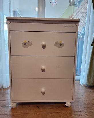 Bagnetto Fasciatoio Foppapedretti in Legno – Con V