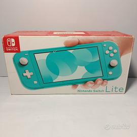 Nintendo switch lite turchese boxata
