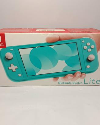 Nintendo switch lite turchese boxata