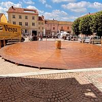 Pista da Ballo rotonda in legno