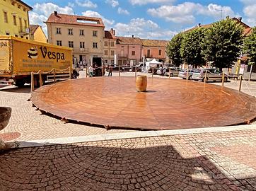Pista da Ballo rotonda in legno