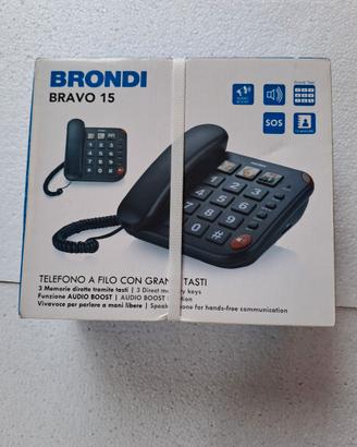 Telefono fisso Brondi Bravo 15 NUOVO sigillato