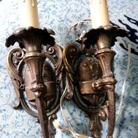 Coppia Faretti candelabro antiquariato