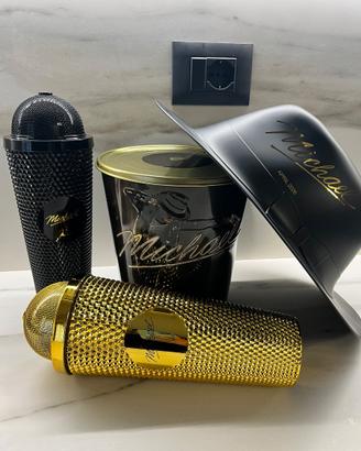 Set completo 2 bicchieri + 2 bucket michael jackso