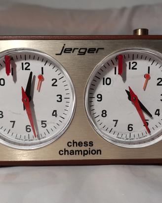 Jerger orologio meccanico per scacchi 