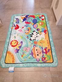tappetino giochi neonato imbottito Fischer price 