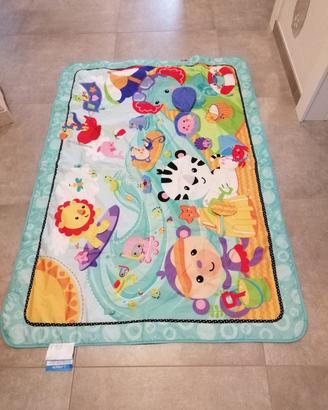 tappetino giochi neonato imbottito Fischer price 