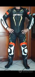 TUTA PELLE MOTO MTECH GUANTI