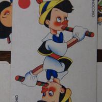 Pinocchio Carte da gioco vintage anni 40