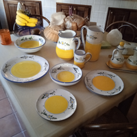 Servizio Piatti+Bicchieri Artigianato Siciliano