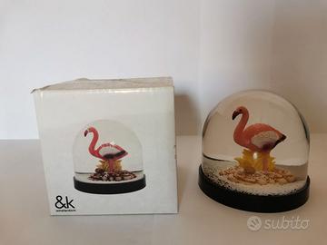 Klevering - Palla di vetro con neve/brillanti 