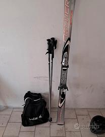 Set sci+racchette+ confezione scarponi