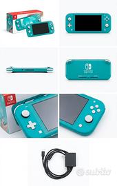 Nintendo Switch Lite Turchese  condizone perfette