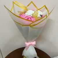 Bouquet rose artificiali personalizzato