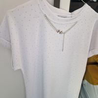 Abito casual con brillantini