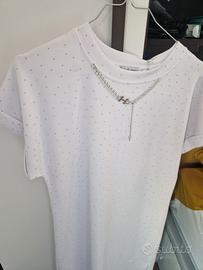 Abito casual con brillantini