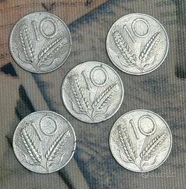 10 lire dal 1951 a 1955 Repubblica Italiana