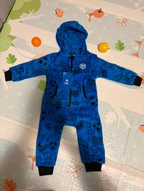 Tutina Inter bimbo 6M 74cm nuova