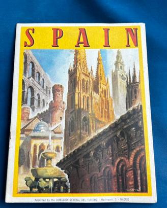 Brochure Turistica Vintage "Spain" - Anni ‘50,’60