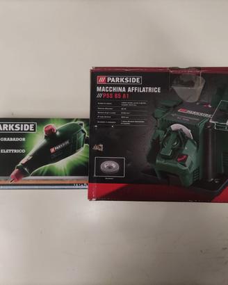 Affilatrice Parkside e Incisore Elettrico Parkside
