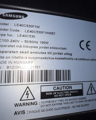 Tv Samsung  LE40C530F1W