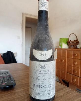 5 Bottiglie antiche.3 Barolo,1 Canonau,1 Nebbiolo