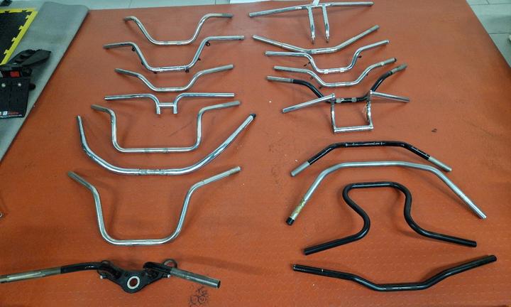 Stock Manubri Harley-Davidson 25 mm Chrome & Black