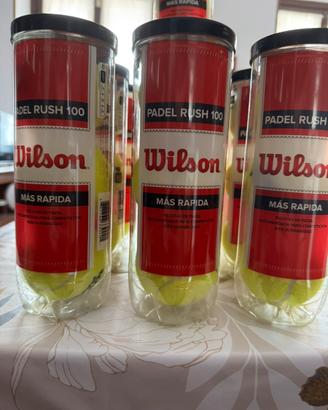 Palline padel Wilson rush 100