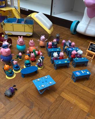 Lotto giochi Peppa Pig - Casa Veicoli e Personaggi