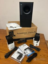 Sistema di diffusoir Bose Acoustimass 3 Serie IV