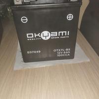 Batteria moto okyami 12v 6 ampere